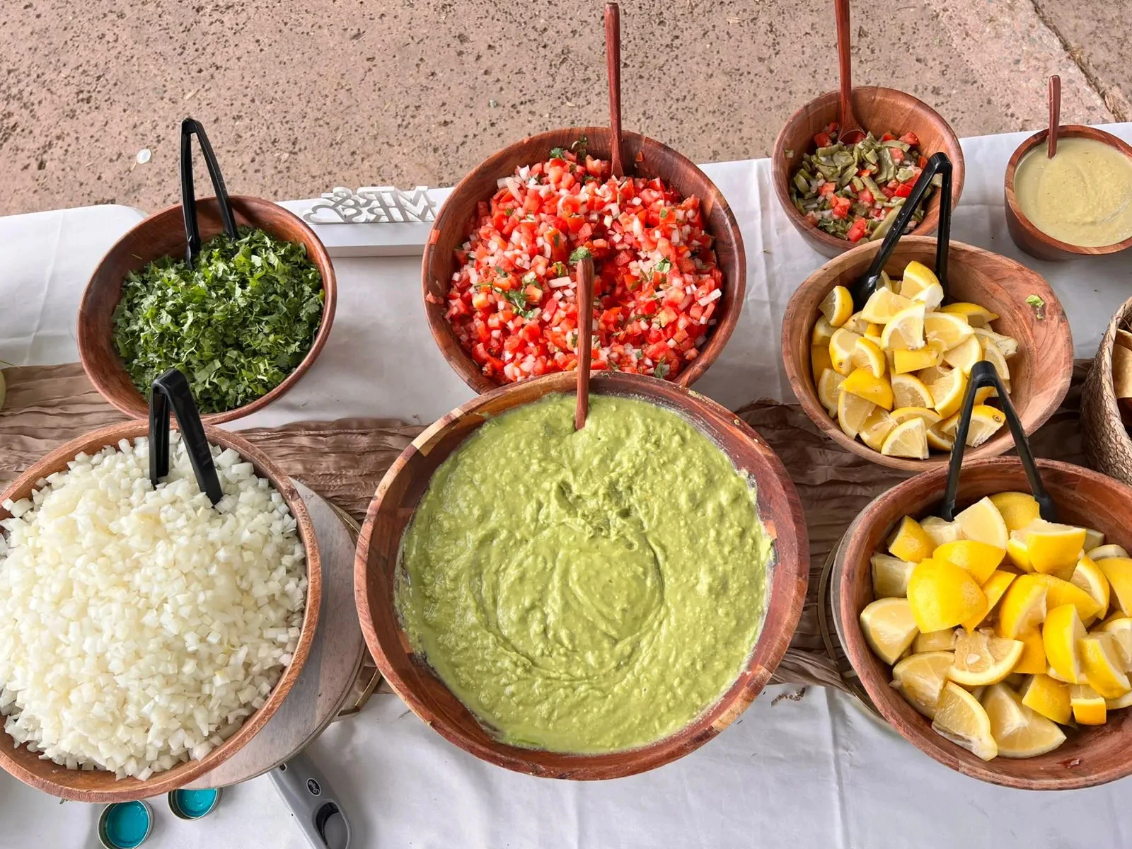 Colorful sides that go well with your tacos!